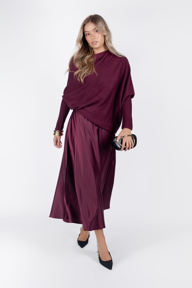 Alora Top ( Burgundy) - Top - Yakira Bella