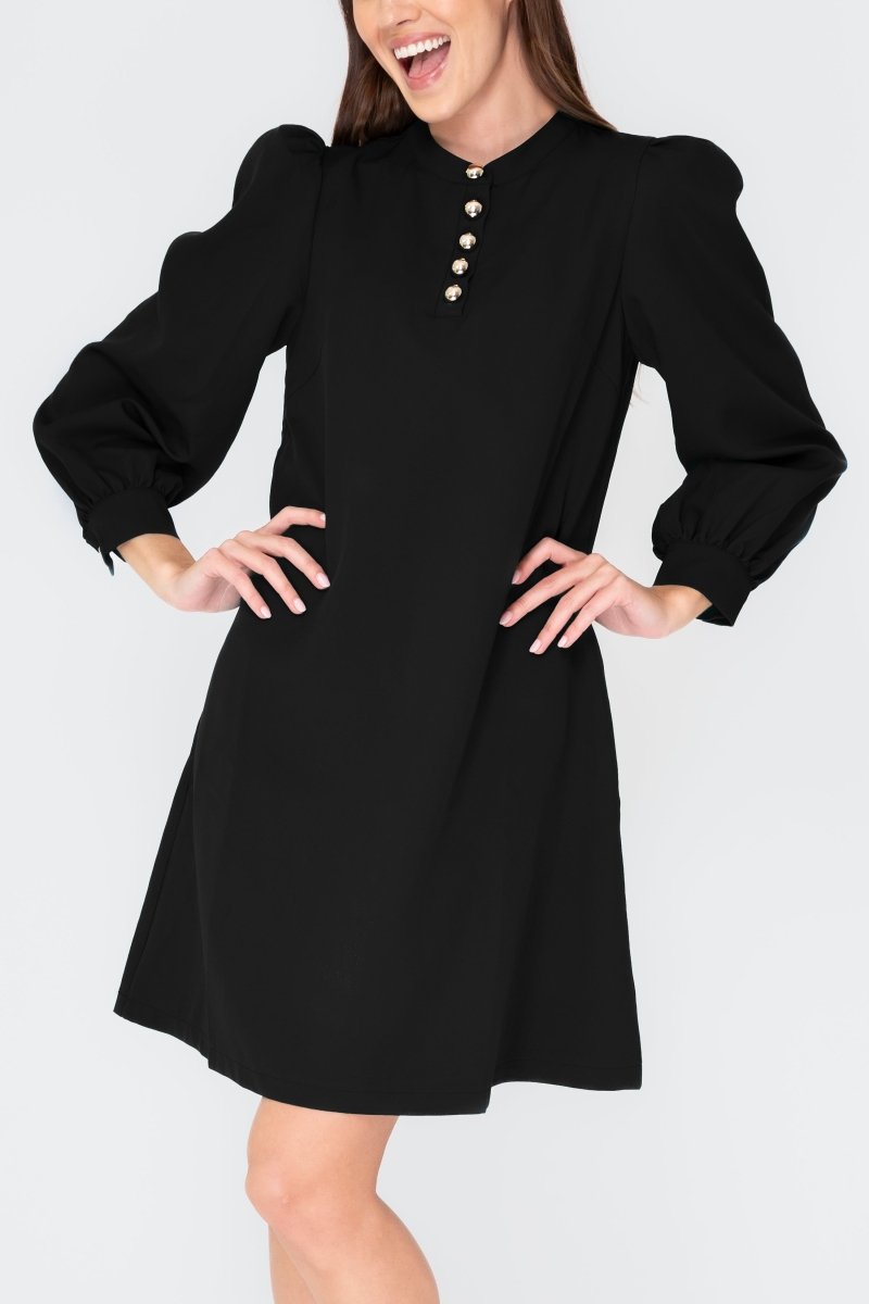 AMANDA DRESS (Black) - Dress - Yakira Bella