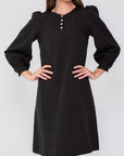 AMANDA DRESS (Black) - Dress - Yakira Bella