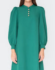 AMANDA DRESS (GREEN) 37.5" - Dress - Yakira Bella