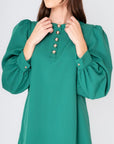 AMANDA DRESS (GREEN) 37.5" - Dress - Yakira Bella