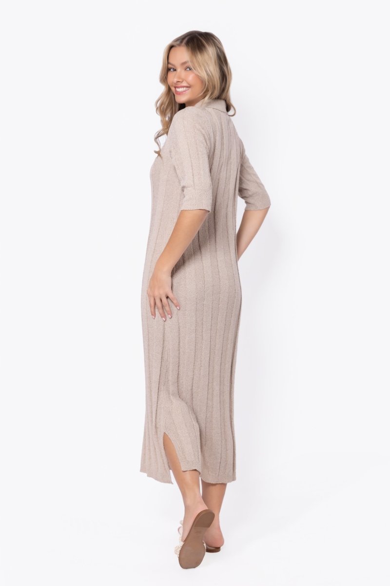 Amara Dress (Beige) - Dress - Yakira Bella