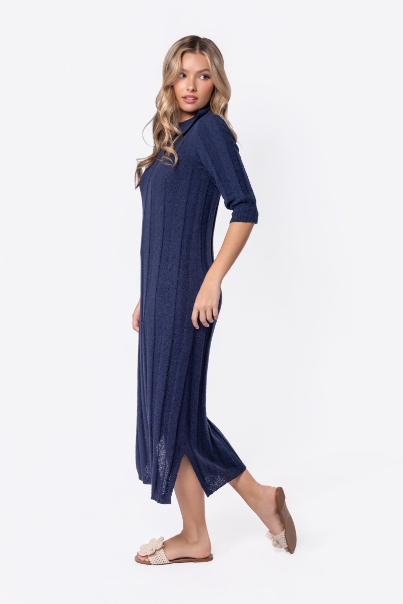 Amara Dress (Navy) - Dress - Yakira Bella