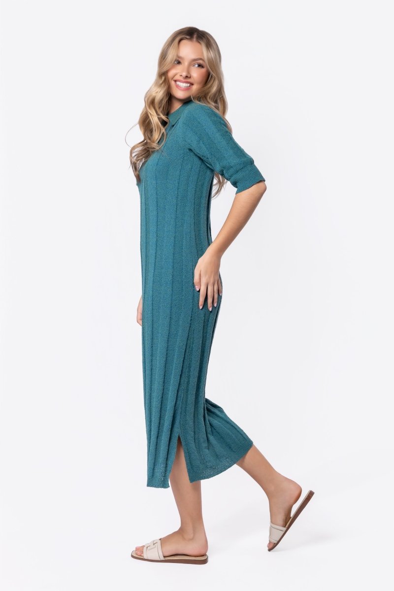 Amara Dress (Teal Green) - Dress - Yakira Bella