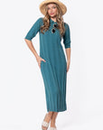 Amara Dress (Teal Green) - Dress - Yakira Bella