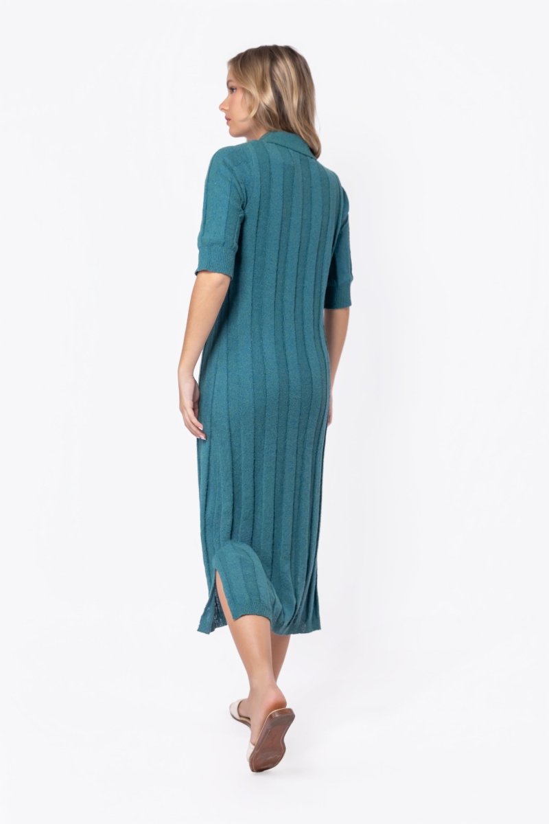 Amara Dress (Teal Green) L Amara Dress (Teal Green) L