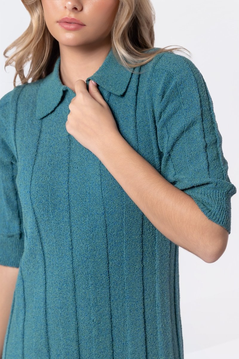 Amara Dress (Teal Green) L Amara Dress (Teal Green) L