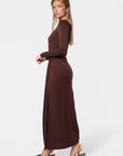 Amari Dress (Dark Brown) - Dress - Yakira Bella