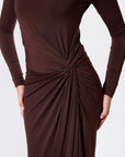 Amari Dress (Dark Brown) - Dress - Yakira Bella