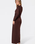 Amari Dress (Dark Brown) - Dress - Yakira Bella