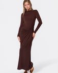 Amari Dress (Dark Brown) - Dress - Yakira Bella
