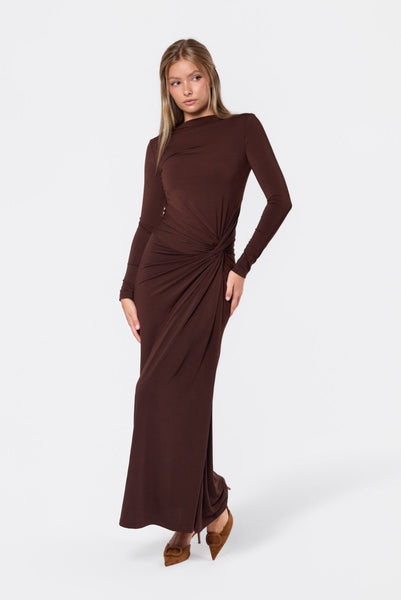 Amari Dress (Dark Brown) – Yakira Bella