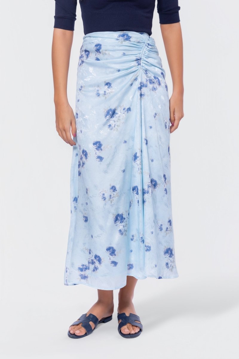 Amaris Skirt (Blue Ground) - Skirt - Yakira Bella