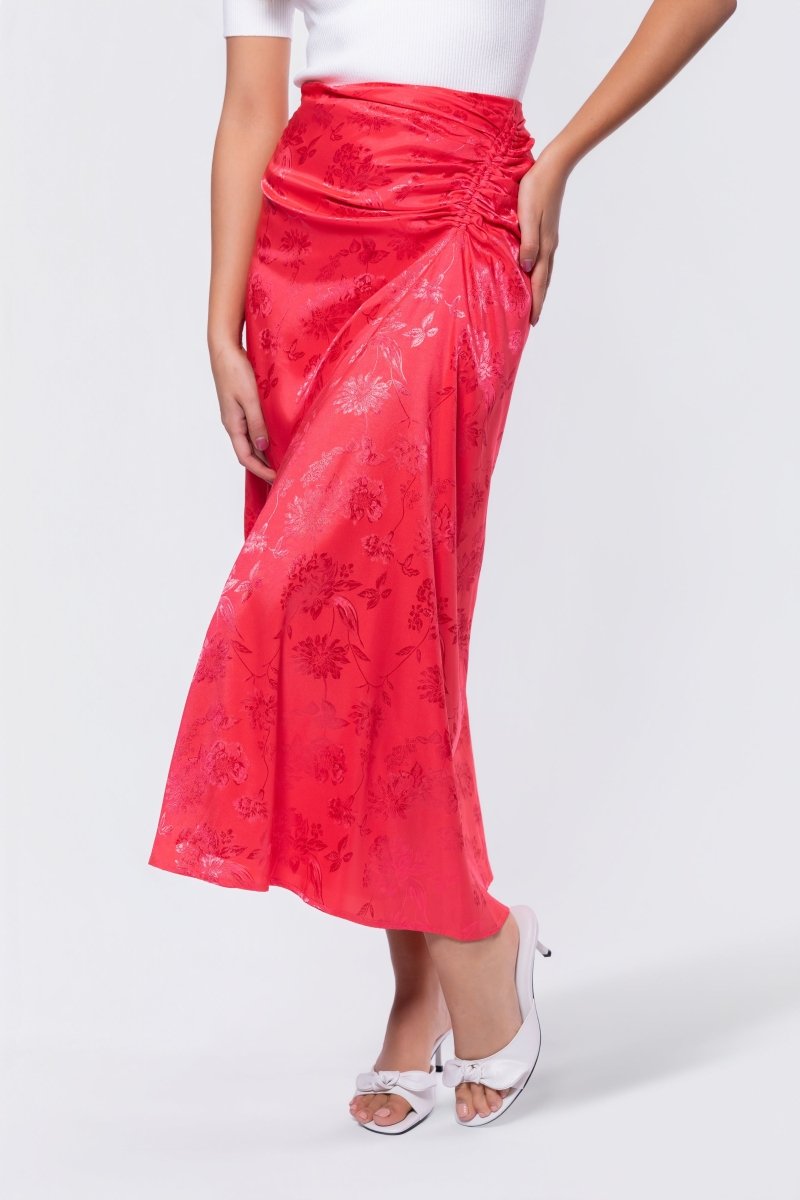 Amaris Skirt (Coral Pink) - Skirt - Yakira Bella
