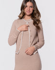 Amaya Cardigan (Beige) - Dress - Yakira Bella