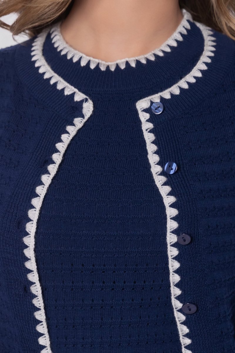 Amaya Cardigan (Navy) - Dress - Yakira Bella