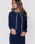 Amaya Cardigan (Navy) - Dress - Yakira Bella
