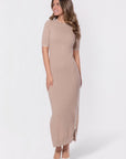Amaya Dress (Beige) - Dress - Yakira Bella