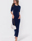 Amaya Dress (Navy) - Dress - Yakira Bella