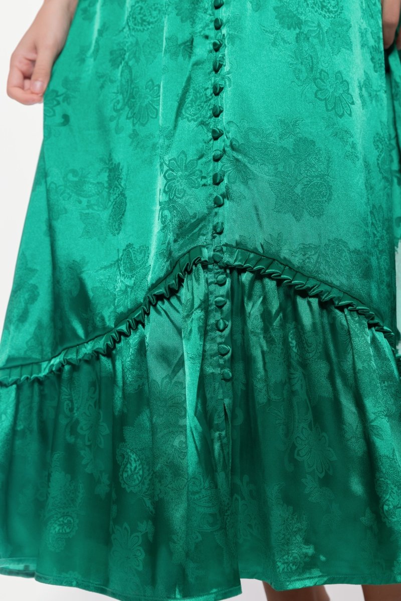 Amelia Dress (Green) - Dress - Yakira Bella