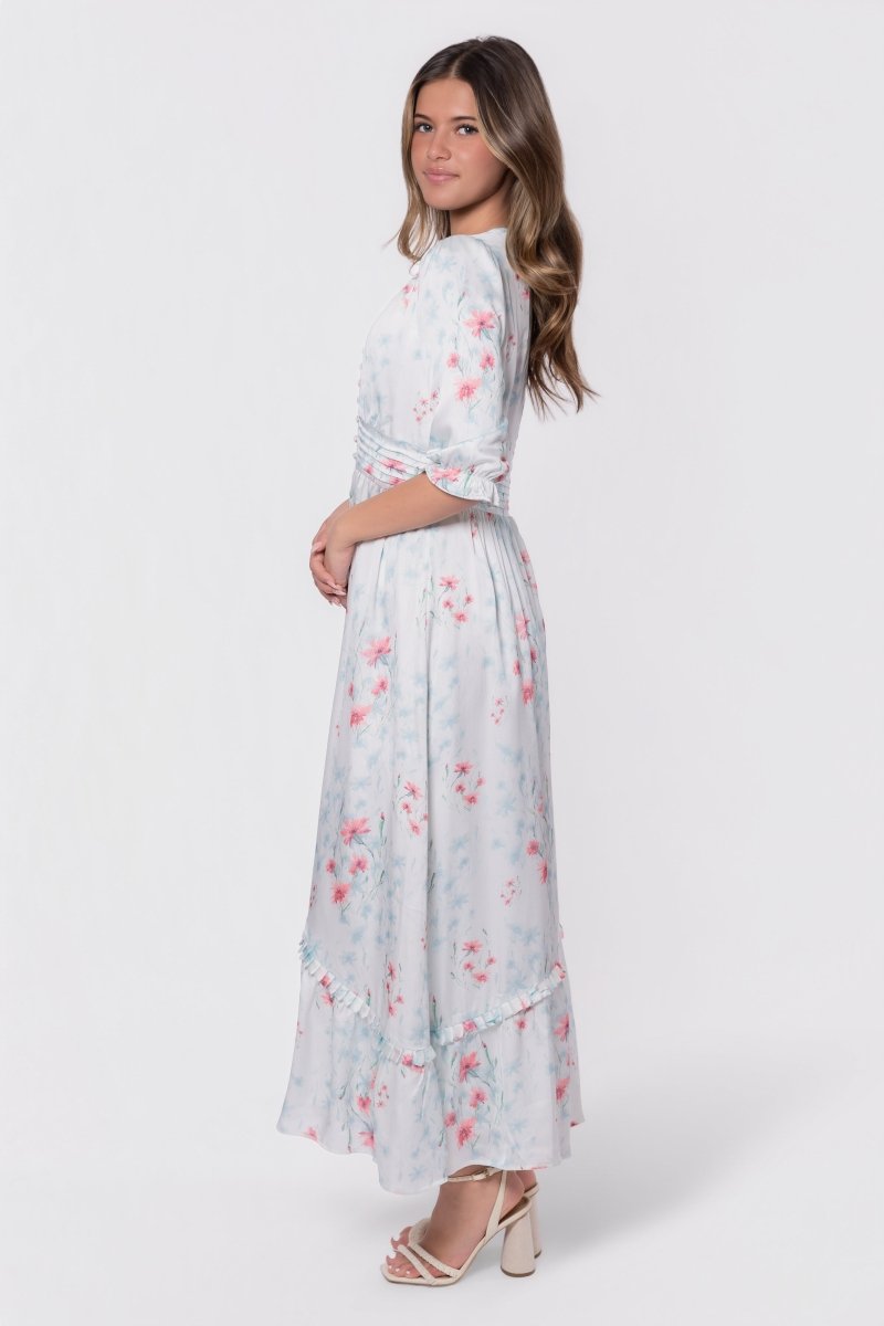 Amelia Dress (Ivory Ground) - Dress - Yakira Bella