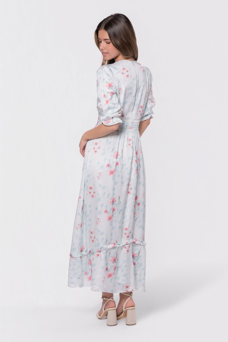 Amelia Dress (Ivory Ground) - Dress - Yakira Bella