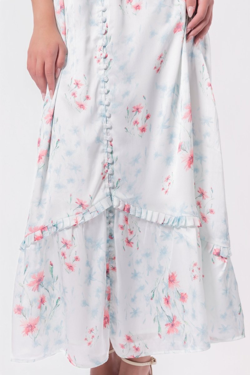 Amelia Dress (Ivory Ground) - Dress - Yakira Bella