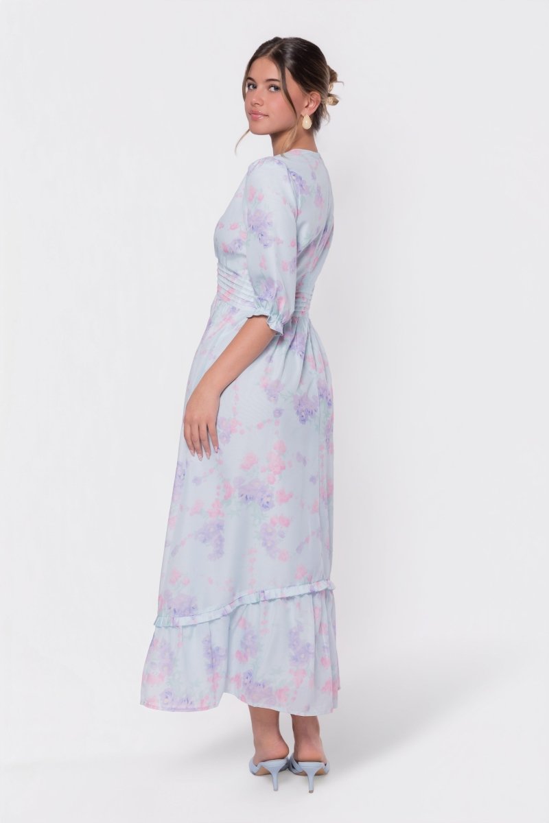 Amelia Dress (Light Blue) - Dress - Yakira Bella