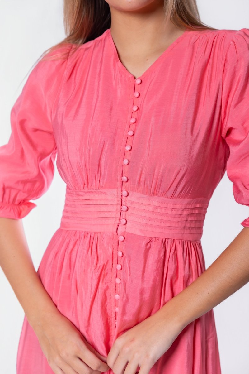 Amelia Dress (Pink) - Dress - Yakira Bella