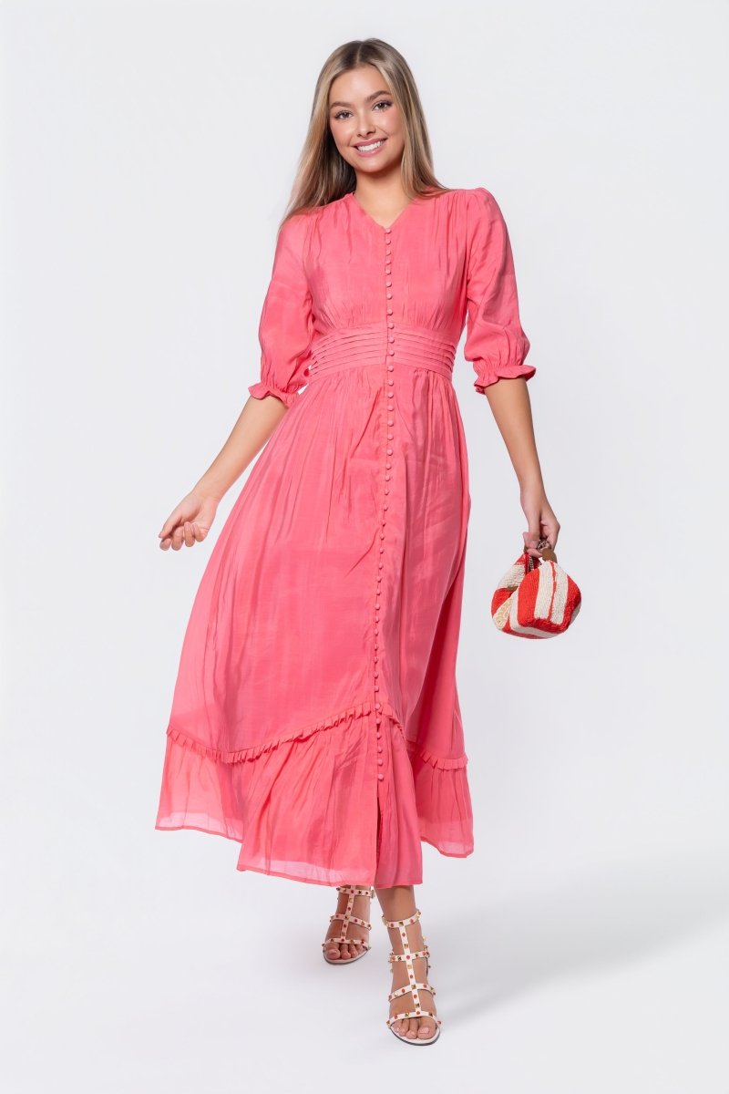 Amelia Dress (Pink) - Dress - Yakira Bella