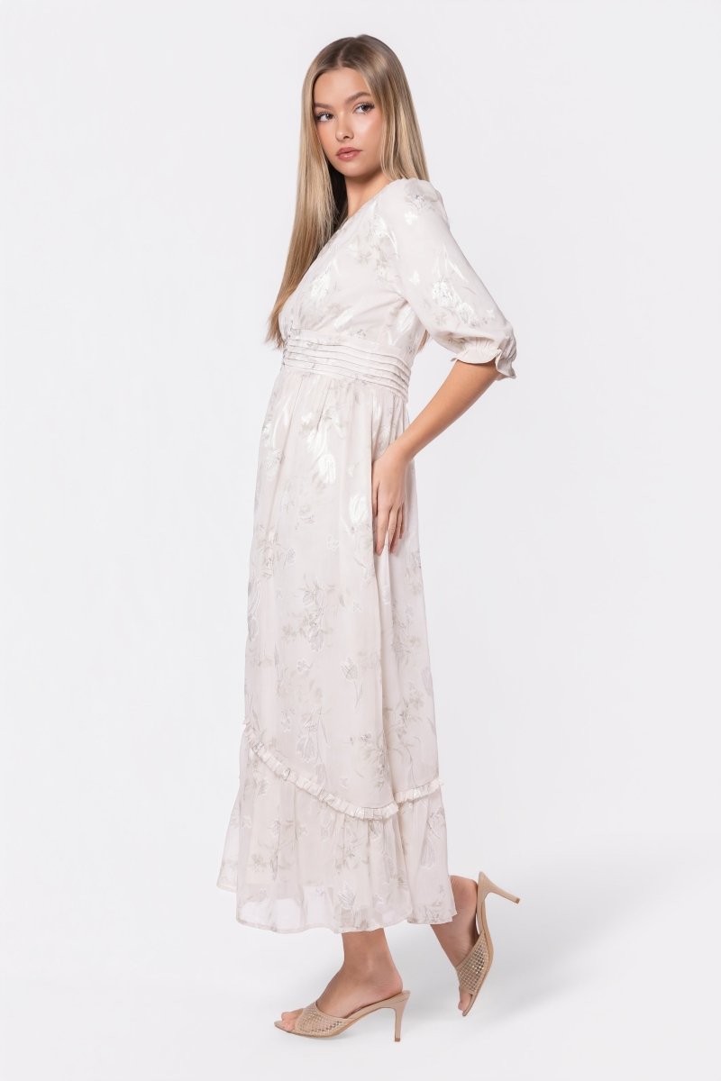 Amelia Dress (Sage Flower) - Dress - Yakira Bella