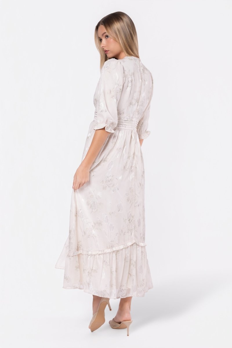 Amelia Dress (Sage Flower) - Dress - Yakira Bella