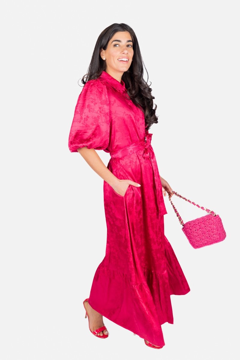 AMELIE DRESS 53" (FUCHSIA) - Dress - Yakira Bella