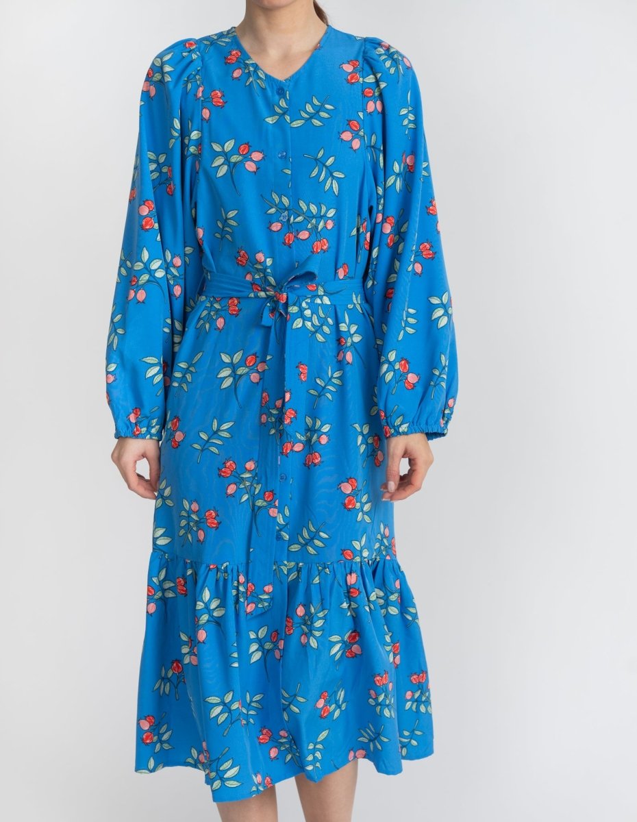 AMIRAH DRESS Long Sleeve (Blue) - Dress - Yakira Bella