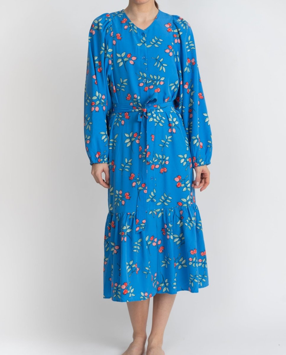 AMIRAH DRESS Long Sleeve (Blue) - Dress - Yakira Bella