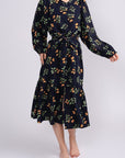 AMIRAH DRESS Long Sleeve (Navy) - Dress - Yakira Bella