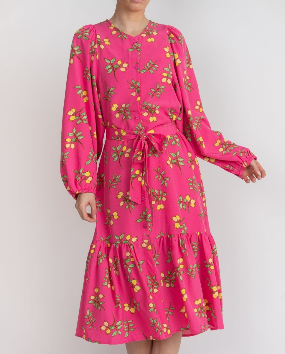 AMIRAH DRESS Long Sleeve (Pink) - Dress - Yakira Bella