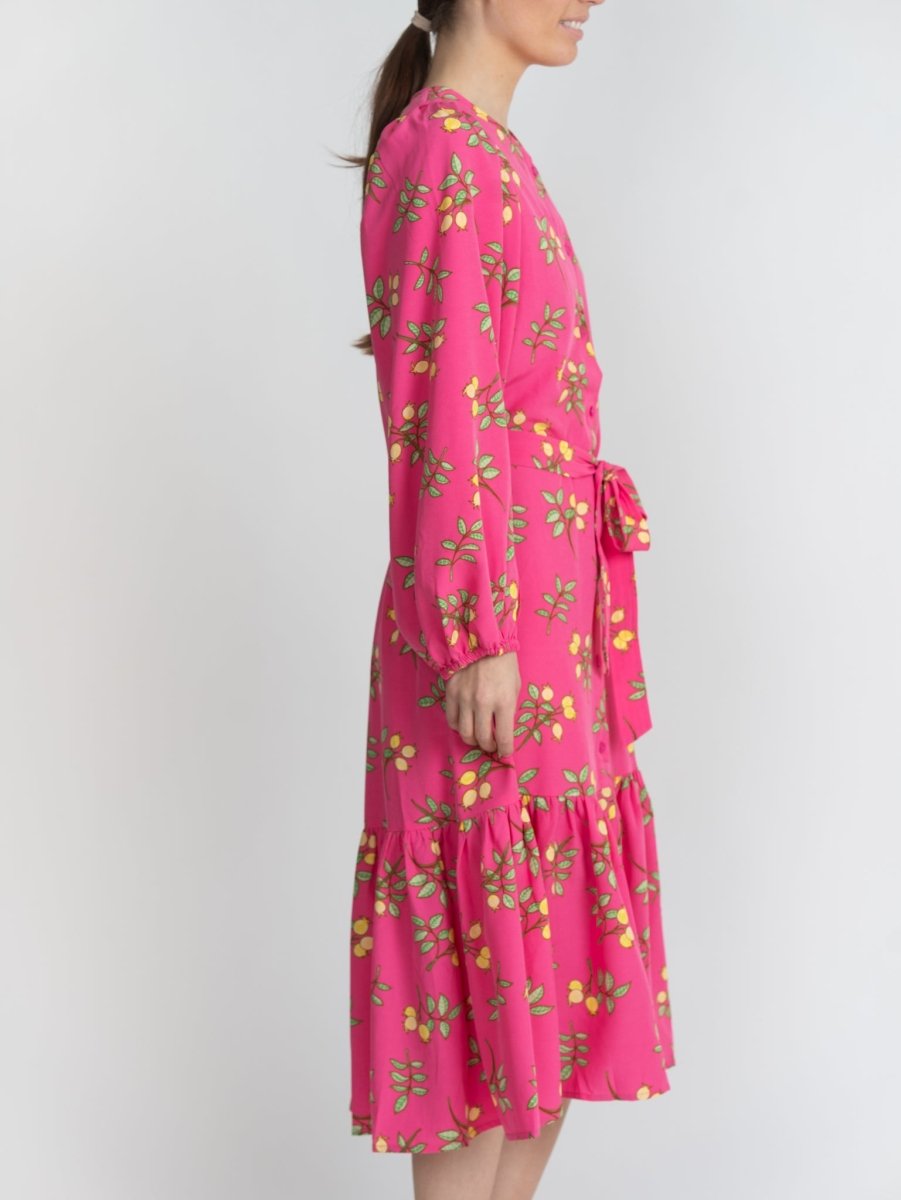 AMIRAH DRESS Long Sleeve (Pink) - Dress - Yakira Bella