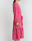 AMIRAH DRESS Long Sleeve (Pink) - Dress - Yakira Bella