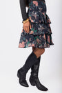 Ana Skirt (Black Pattern) - Skirt - Yakira Bella