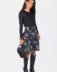 Ana Skirt (Black Pattern) - Skirt - Yakira Bella