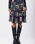 Ana Skirt (Black Pattern) - Skirt - Yakira Bella