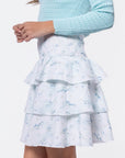Ana Skirt (Blue Flower) - Skirt - Yakira Bella