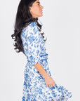 ANALIA DRESS 36" (BLUE) - Dress - Yakira Bella