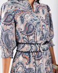 Analia Dress 41" (Beige) - Dress - Yakira Bella