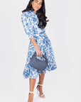 ANALIA DRESS 41" (BLUE) - Dress - Yakira Bella