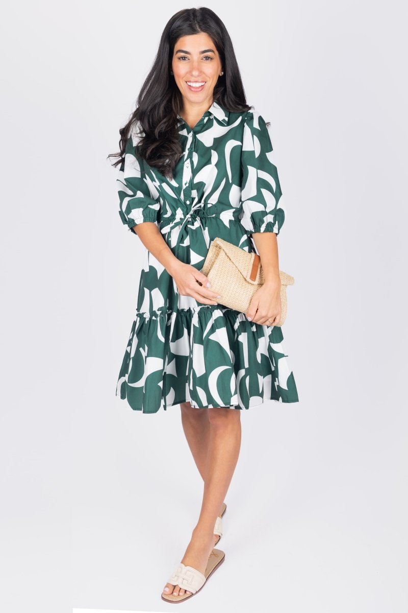 ANAYA DRESS (GREEN) - Dress - Yakira Bella