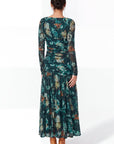 Angelina Dress (Green Pattern) - Dress - Yakira Bella