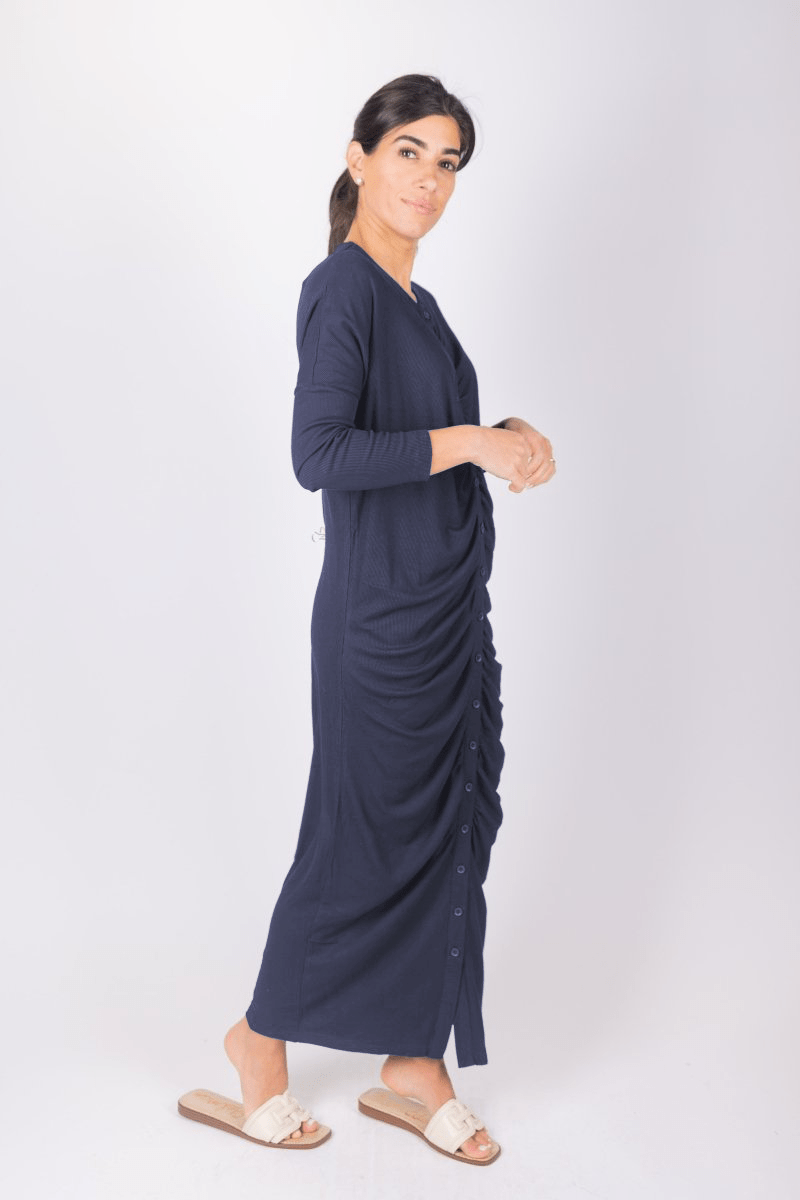 Angie Dress (Dark Blue) - Dress - Yakira Bella