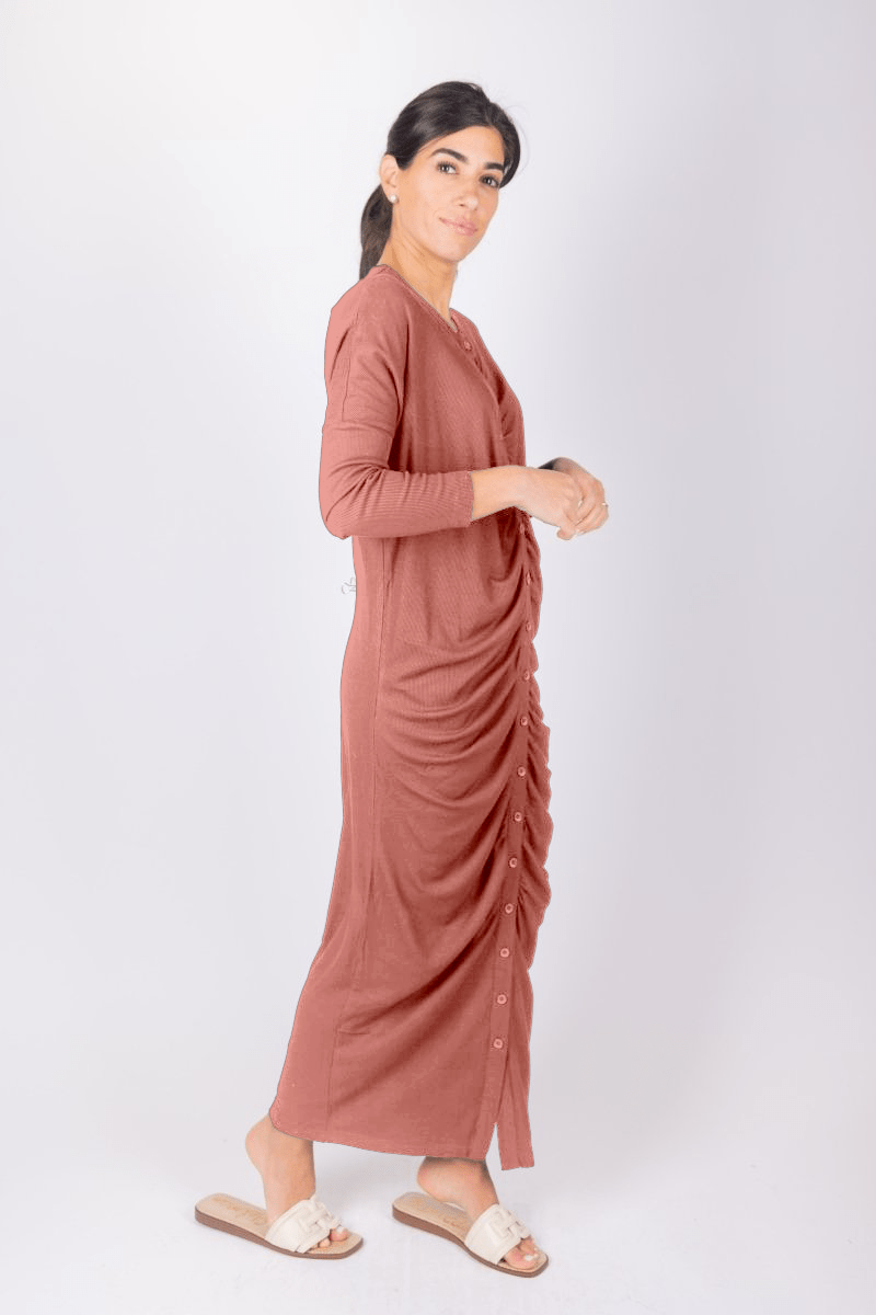 Angie Dress (Rust) - Dress - Yakira Bella